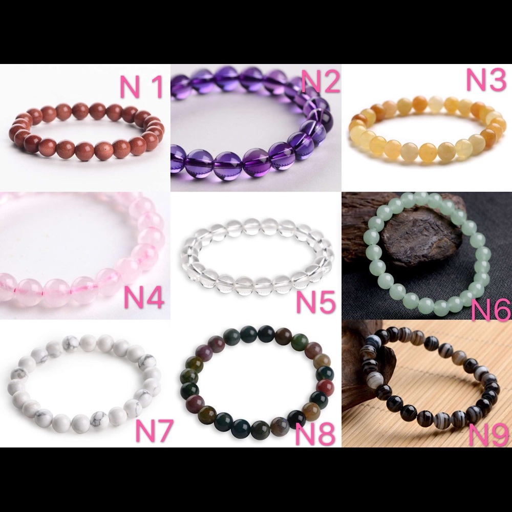 Brand new nature stone bracelets